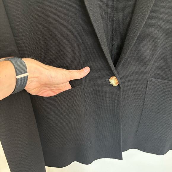 NWT Summersalt Shawl Collar Sweater Blazer in Black - Size 2X - Picture 8 of 9